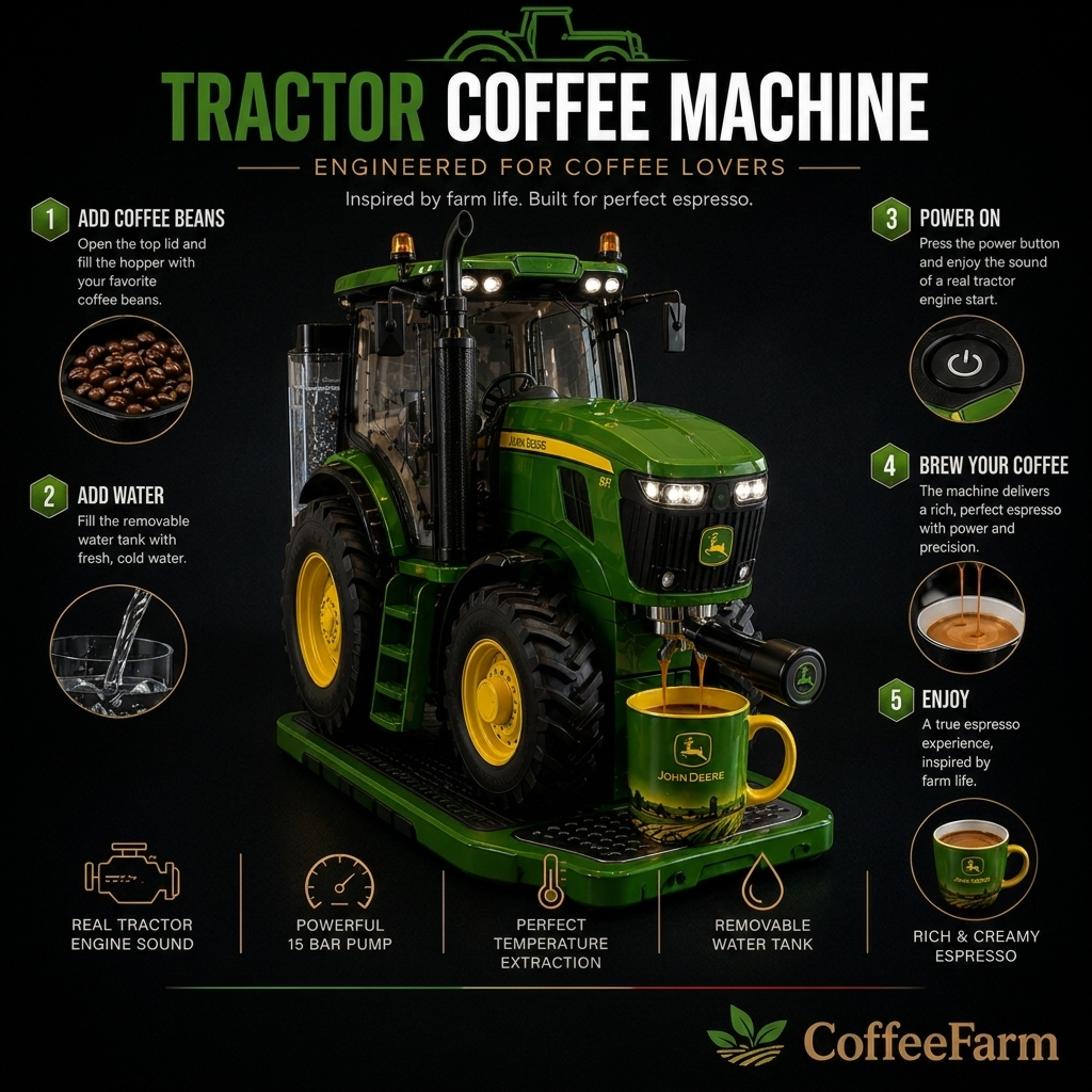 Tractor Coffee Machine